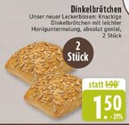Dinkelbrötchen im Angebot bei E center in Gütersloh Dinkelbrötchen Angebote bei E center Gütersloh für 1,50 €