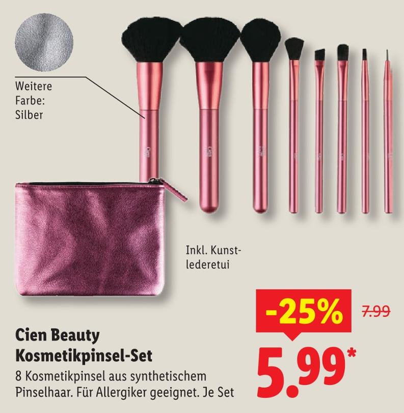 Kosmetikpinsel-Set