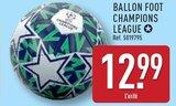 Ballon foot champions league en promo chez Aldi Ballon foot champions league dans le catalogue Aldi