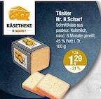 Tilsiter Nr. 8 Scharf im V-Markt Prospekt zum Preis von 1,29 €