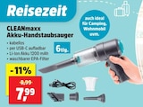 Akku-Handstaubsauger Angebote von CLEANmaxx bei Thomas Philipps Nürnberg für 7,99 €