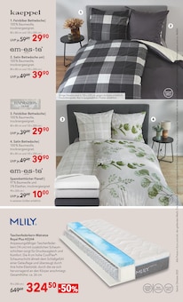Bettwäsche im aktuellen Matratzen Concord Prospekt (Aachen) Bettwäsche im Matratzen Concord Prospekt "AUS LIEBE ZU GUTEM SCHLAF" mit 9 Seiten (Aachen)