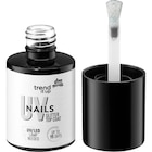 UV Nagellack Glitter Top Coat von trend !t up für 2,95 € bei dm-drogerie markt im Angebot UV Nagellack Glitter Top Coat von trend !t up im aktuellen dm-drogerie markt Prospekt