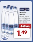 Aktuelles Mineralwasser Angebot bei combi in Hannover ab 1,49 €