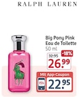 Damen-Eau De Parfum im Rossmann Prospekt Big Pony Pink Eau de Toilette von Ralph Lauren im aktuellen Rossmann Prospekt für 22,95 €