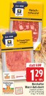 Aktuelle Wurst Angebote bei EDEKA in Recklinghausen Aktuelles Fleischrotwurst Angebot bei EDEKA in Recklinghausen ab 1,29 €