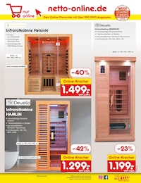Infrarotkabine im Netto Marken-Discount Prospekt Infrarotkabine im Netto Marken-Discount Prospekt "Aktuelle Angebote" auf Seite 59