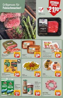 Grillfleisch im aktuellen REWE Prospekt (Ludwigshafen (Rhein)) Grillfleisch im REWE Prospekt "Dein Markt" mit 34 Seiten (Ludwigshafen (Rhein))