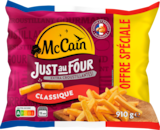 FRITES JUST AU FOUR SURGELÉES MC'CAIN - MCCAIN - Auchan Hypermarché à Troyes FRITES JUST AU FOUR SURGELÉES MC'CAIN - MCCAIN en promo chez Auchan Hypermarché Troyes à 2,72 €