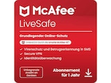 McAfee LiveSafe Attach für alle Geräte in einem Haushalt, 1 Jahr, Download Code - [PC, iOS, Mac, Android] [Multiplattform] von MCAFEE im aktuellen MediaMarkt Saturn Prospekt für 19,99 €