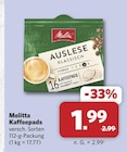 Auslese Klassisch Kaffeepads Angebote von Melitta bei combi Cuxhaven für 1,99 €