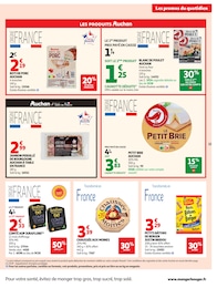 Prix et réduction Brie dans le prospectus Auchan Supermarché en cours Offre Brie dans le catalogue Auchan Supermarché du moment à la page 15