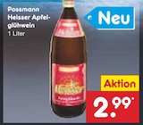 Heisser Apfelglühwein Angebote von Possmann bei Netto Marken-Discount Völklingen für 2,99 €