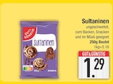 Weintrauben im EDEKA Prospekt Sultaninen von GUT&GÜNSTIG im aktuellen EDEKA Prospekt für 1,29 €