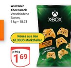 Xbox Snack Angebote von Wurzener bei GLOBUS Leipzig für 1,69 €
