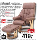 Relaxsessel Angebote bei Opti-Wohnwelt Bamberg für 419,00 €