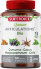 Quatuor Articulations Bio x150 gélules - SUPER DIET dans le catalogue NaturéO