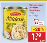 Mildessa Sauerkraut Angebote von Hengstenberg bei Netto Marken-Discount Garbsen für 1,79 €