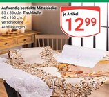 Aufwendig bestickte Mitteldecke im Angebot bei GLOBUS in Krefeld Aufwendig bestickte Mitteldecke Angebote bei GLOBUS Krefeld für 12,99 €