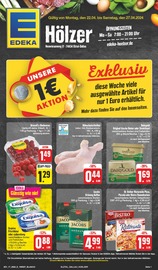 Aktueller EDEKA Supermarkt Prospekt in Billigheim und Umgebung, "Wir lieben Lebensmittel!" mit 26 Seiten, 22.04.2024 - 27.04.2024