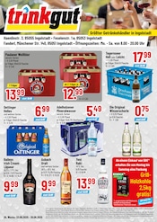 Trinkflasche im Trinkgut Prospekt in Ingolstadt Aktueller Trinkgut Prospekt mit Trinkflasche, "Größter Getränkehändler in Ingolstadt", Seite 1