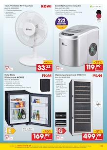 Kühlschrank im Netto Marken-Discount Prospekt "netto-online.de - Exklusive Angebote" mit 36 Seiten (Dinslaken)