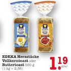 Aktuelles Herzstücke Vollkorntoast Angebot bei E center in Ludwigshafen (Rhein) ab 1,19 €