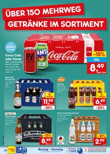 Coca Cola im Netto Marken-Discount Prospekt "Aktuelle Angebote" mit 71 Seiten (Albstadt)