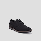 La Halle Dorlisheim - Promo Derbies plates à lacets noir homme Promo Derbies plates à lacets noir homme à 39,99 € dans le catalogue La Halle à Dorlisheim
