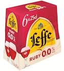 Bière Ruby 0,0 % - LEFFE en promo chez Colruyt Lyon à 4,07 €