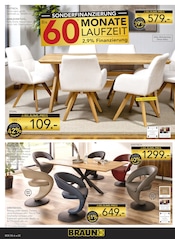 Aktueller BRAUN Möbel-Center Prospekt mit Stuhl, "60 JAHRE BRAUN MÖBEL CENTER", Seite 2