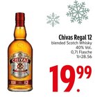 Chivas Regal 12 blended Scotch Whisky im EDEKA Prospekt Chivas Regal 12 blended Scotch Whisky von Chivas Regal im aktuellen EDEKA Prospekt für 19,99 €