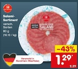 Aktuelles Salami-Sortiment Angebot bei Netto Marken-Discount in Hagen (Stadt der FernUniversität) ab 1,29 €
