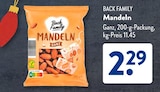 Mandeln Ganz im Angebot bei ALDI SÜD in Saarbrücken Mandeln Ganz Angebote von Back Family bei ALDI SÜD Saarbrücken für 2,29 €