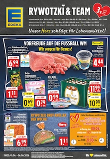 EDEKA Prospekt der Woche "Aktuelle Angebote" Seite 1, 01.06.2026 bis 06.06.2026 für Moers Aktueller EDEKA Prospekt "Aktuelle Angebote" Seite 1 von 26 Seiten für Moers
