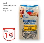 Sonnenblumenkerne im Angebot bei GLOBUS in Rodgau Sonnenblumenkerne Angebote von Krini bei GLOBUS Rodgau für 1,29 €