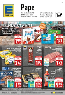 EDEKA Prospekt "Aktuelle Angebote" mit  Seiten (Unna)