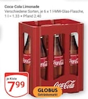 Limonade im Angebot bei GLOBUS in Sinsheim Limonade Angebote von Coca-Cola bei GLOBUS Sinsheim für 7,99 €