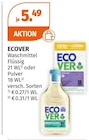 Waschmittel Flüssig oder Pulver Angebote von Ecover bei Müller Zwickau für 5,49 €