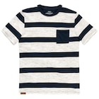 Jungen T-Shirt mit Streifen im Ernstings family Prospekt zum Preis von 8,99 €