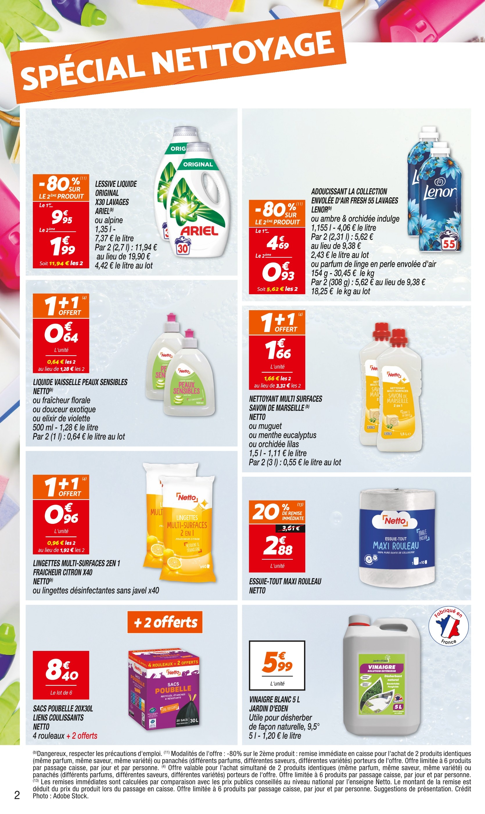 Sac poubelle discount 40 litres lidl