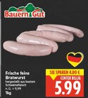 Frische feine Bratwurst im E center Prospekt Frische feine Bratwurst von Bauern Gut im aktuellen E center Prospekt für 5,99 €