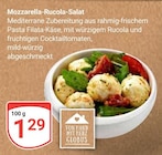 Aktuelle Salat Angebote bei GLOBUS in Duisburg Aktuelles Mozzarella-Rucola-Salat Angebot bei GLOBUS in Duisburg ab 1,29 €