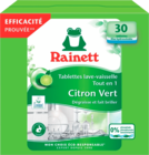 TABLETTES LAVE VAISSELLE RAINETT - RAINETT en promo chez Auchan Hypermarché Saint-Étienne à 5,33 €