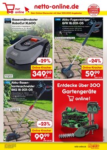 Rasenmäher im Netto Marken-Discount Prospekt "Aktuelle Angebote" mit 72 Seiten (Remscheid)