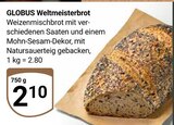 Weltmeisterbrot bei GLOBUS im Landsberg Prospekt für 2,10 €