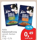 Katzennahrung von Felix für 0,49 € bei budni im Angebot Katzennahrung von Felix im aktuellen budni Prospekt