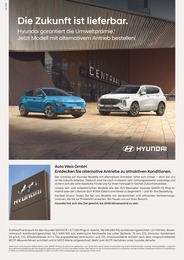 Hyundai Prospekt für Illingen mit 8 Seiten Hyundai Prospekt für Illingen: "Die Zukunft ist lieferbar.", 8 Seiten, 16.05.2022 - 12.06.2022
