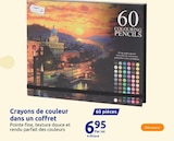 Crayons de couleur dans un coffret - CRAFT en promo chez Action Vigneux-sur-Seine à 6,95 €