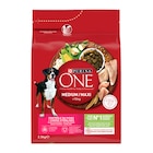 Croquettes Riches En Saumon Avec Du Riz Pour Chien Adulte Purina One à 7,45 € dans le catalogue Auchan Hypermarché